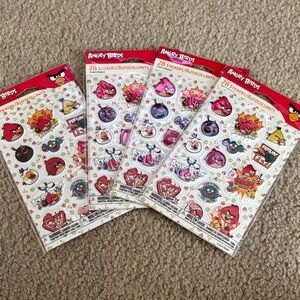 Angry Birds- Pack of 4 NWT
